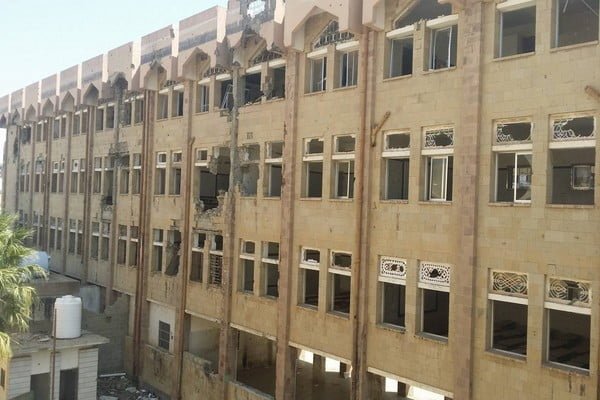 مدارس متضررة من الحرب في اليمن