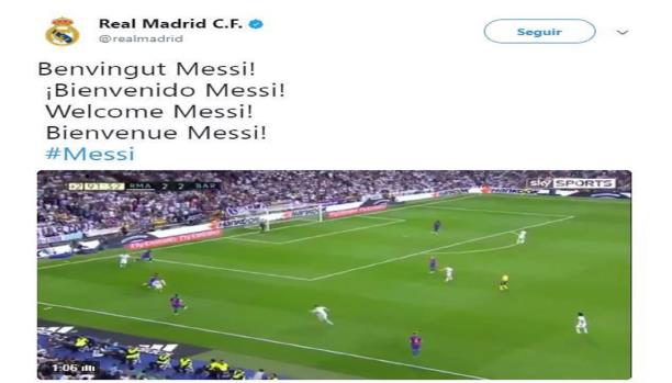 اختراق حساب ريال مدريد والإعلان عن التعاقد مع ميسي!