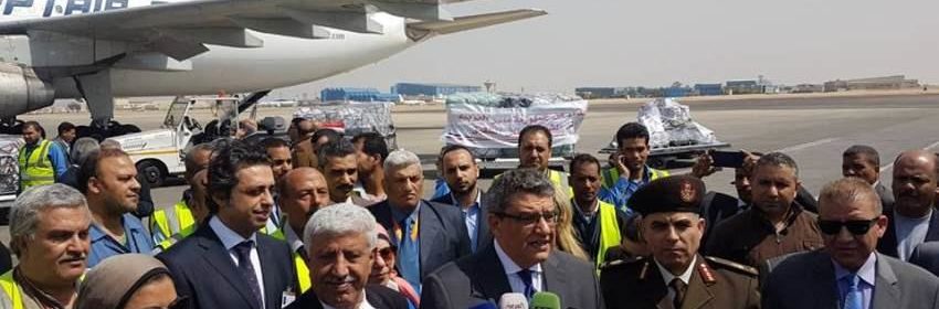 مصر ترسل الشحنة الأولى من المساعدات الطبية إلى اليمن