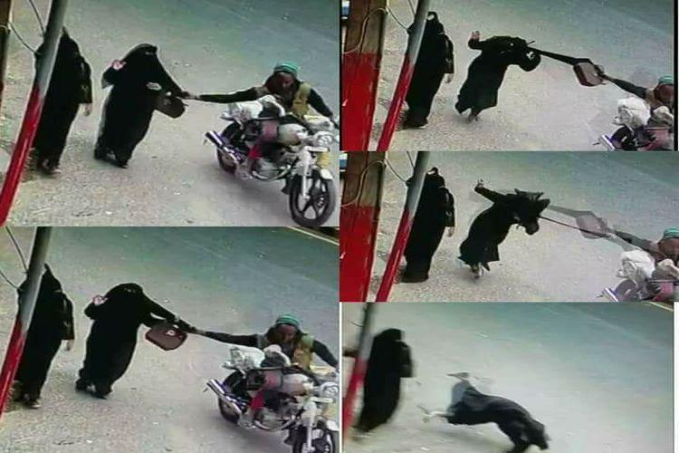 القبض على لص حقيبة المرأة في صنعاء وهوية المتهم (تويتر) القبض على لص حقيبة المرأة في صنعاء وهوية المتهم