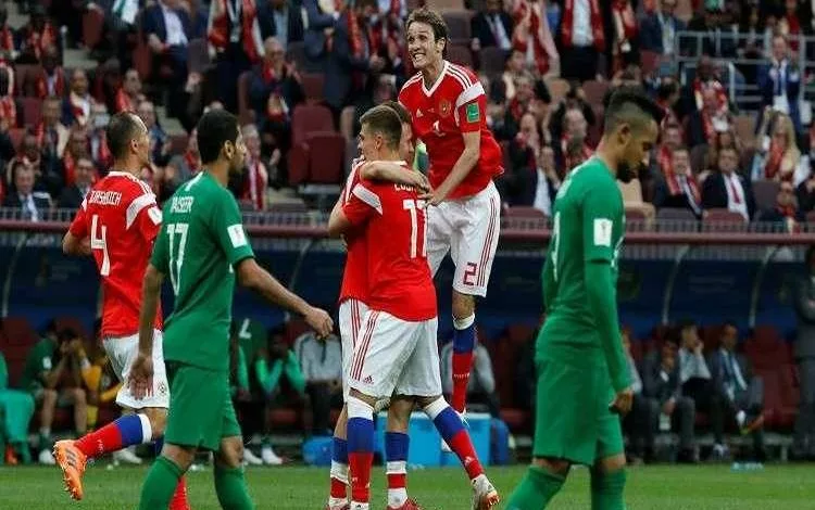 روسيا تمطر شباك السعودية بخمسة أهداف في افتتاح كأس العالم