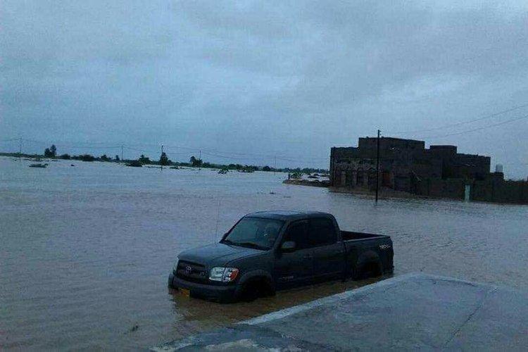 سيول أمطار في حضرموت