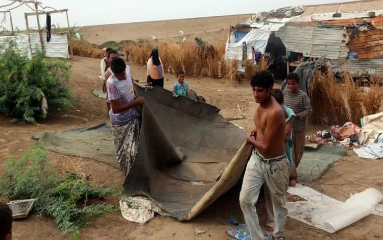 كوارث العاصفة المدارية لُبان في محافظة المهرة