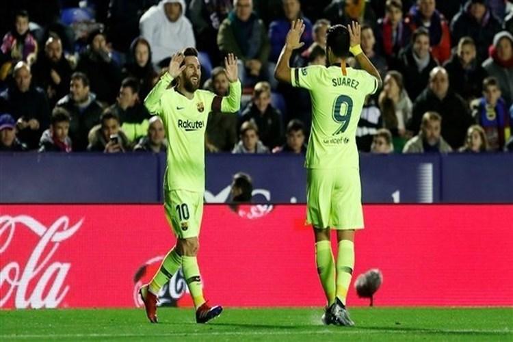 أهداف ميسي وسواريز في الليغا تتجاوز إجمالي 16 فريقاً بينهم ريال مدريد