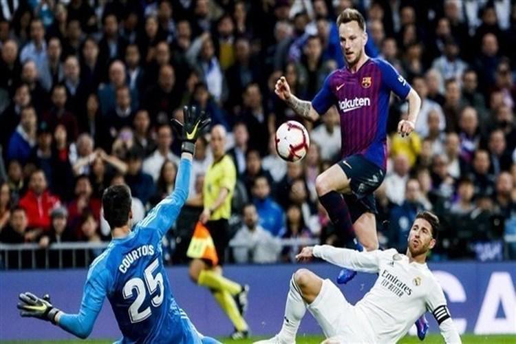 راكيتيتش يقود برشلونة لفوز صعب على ريال مدريد في الدوري الإسباني