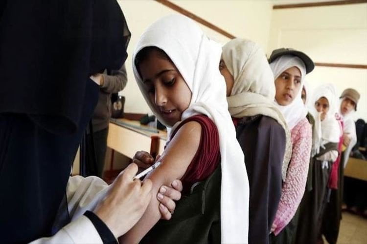 يونيسف: تطعيم نحو 12 مليون طفل يمني ضد الحصبة منذ مطلع 2019