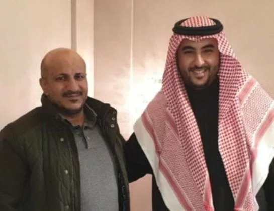 طارق صالح مع خالد بن سلمان في الرياض