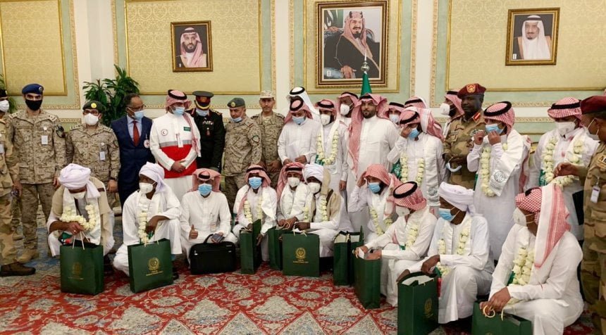 استقبال الأسرى السعوديين في الرياض