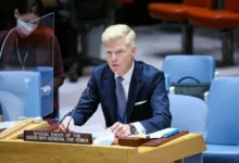 المبعوث الأممي إلى اليمن هانس غروندبرغ في إحاطة أمام مجلس الأمن