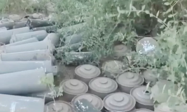 ألوية العمالقة تواصل نزع ألغام الحوثيين في مديريات بيحان شمال غرب شبوة