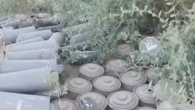 شبوة: العمالقة تواصل نزع ألغام الحوثيين بمختلف الأشكال والأحجام