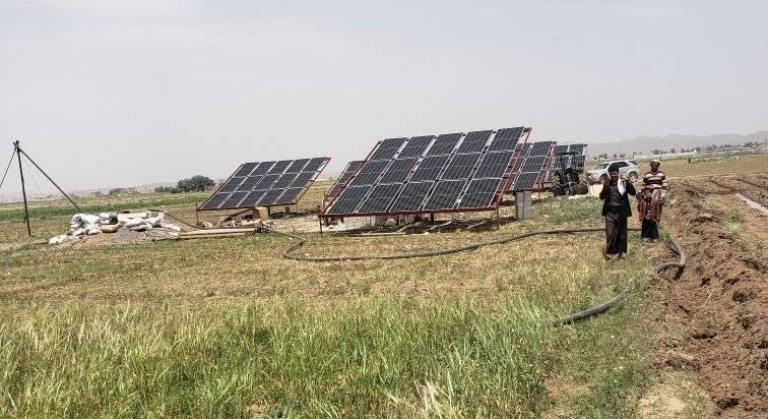 الواح الطاقة الشمسية لري الزراعة - المزارع في اليمن