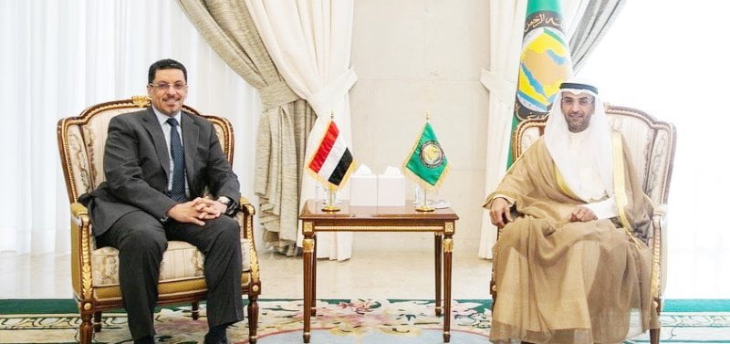 أمين عام الخليجي يستعرض مع بن مبارك مستجدات اليمن