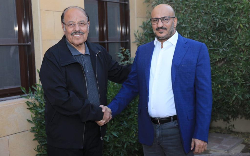 طارق صالح يلتقي علي محسن الأحمر في الرياض