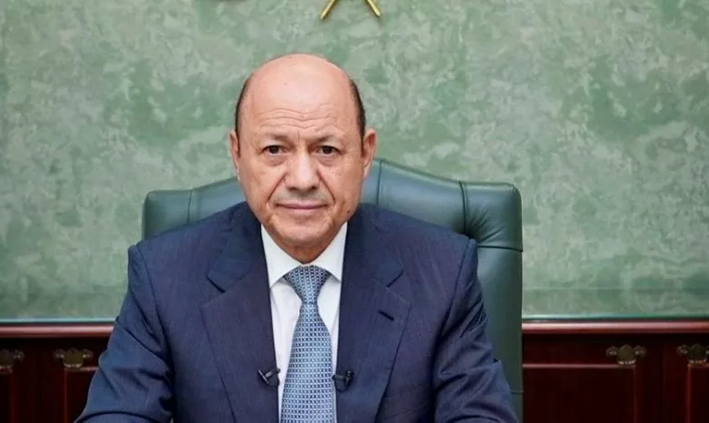رئيس المجلس الرئاسي في اليمن رشاد العليمي