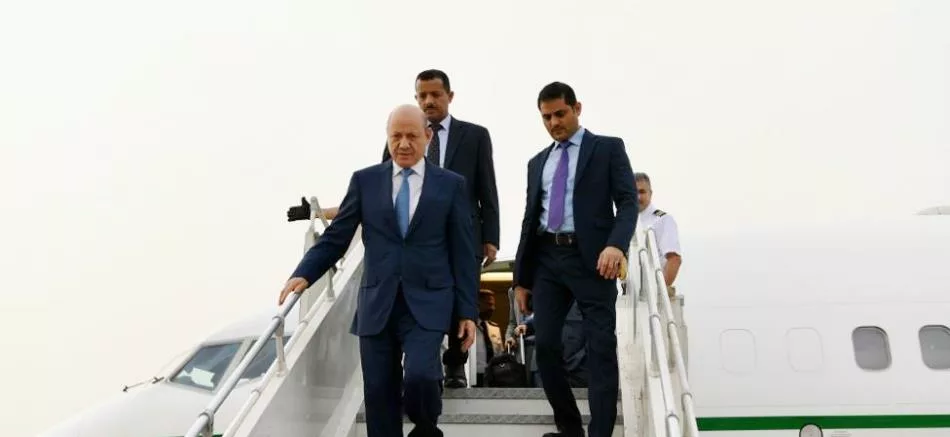 الرئيس العليمي يعود إلى عدن بعد جولة خارجية في عدة دول عربية