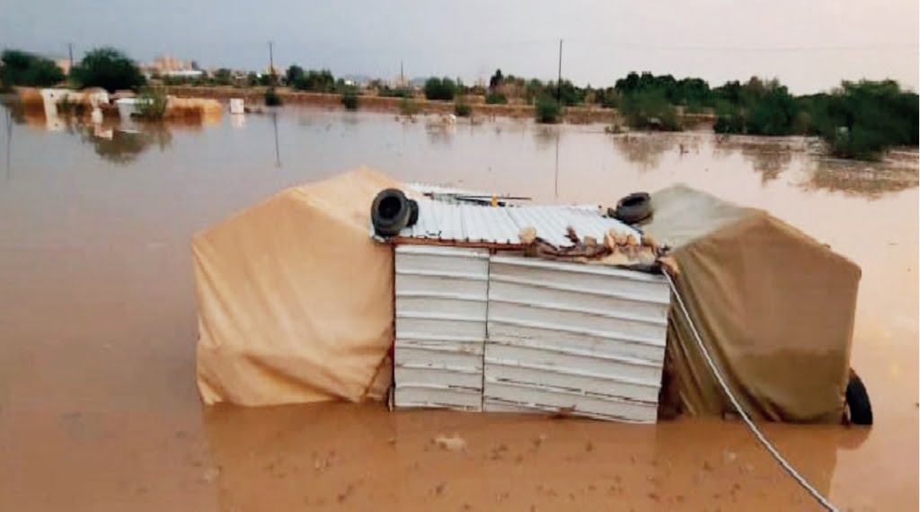 أضرار السيول والأمطار والرياح في مأرب يوليو 2022