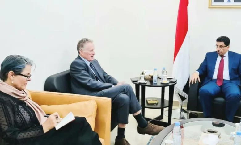 بن مبارك يناقش مع فريق بعثة الأمم المتحدة في الحديدة أونمها مستجدات المحافظة