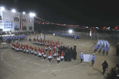حفل إيقاد الشعلة وعرض مميز في المخا في العيد ال60 لثورة سبتمبر
