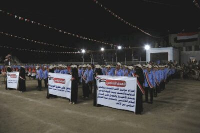 حفل إيقاد الشعلة وعرض مميز في المخا في العيد ال60 لثورة سبتمبر