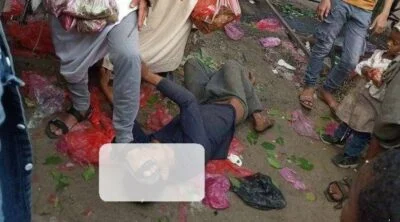 صورة من اعتداء على مواطن في إب
