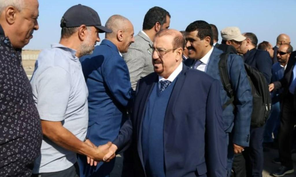 رئيس البرلمان اليمني سلطان البركاني يصل المخا للمرة الأولى