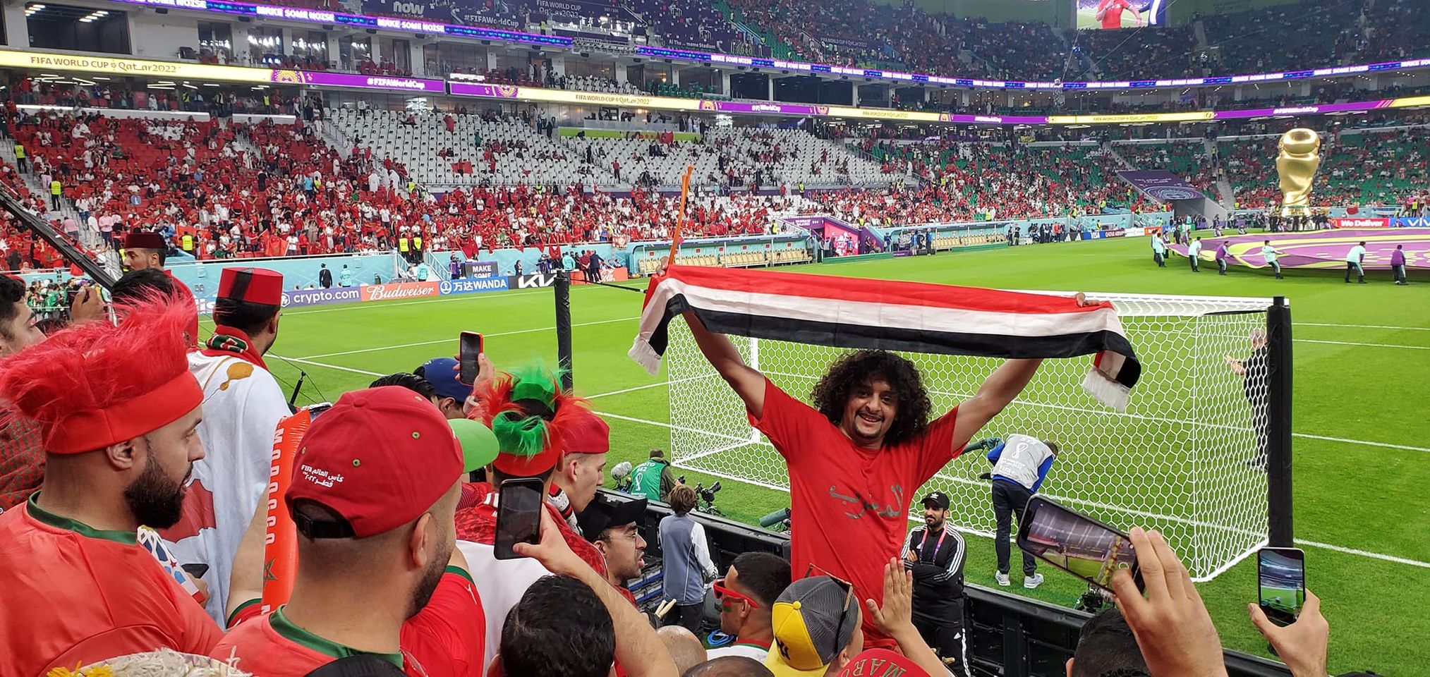ملاطف حميدي خلال مشاركته في كأس العالم مونديال قطر 2022