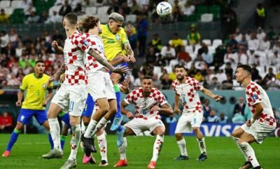 من مباراة كرواتيا البرازيل في كأس العالم