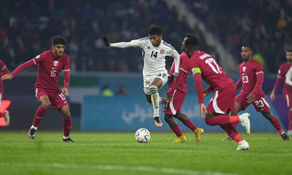 مباراة الإمارات - قطر في خليجي 25 البصرة