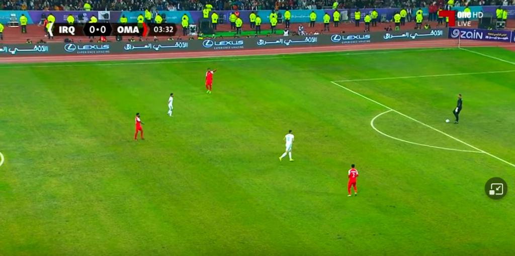 مباراة العراق عمان في نهائي خليجي