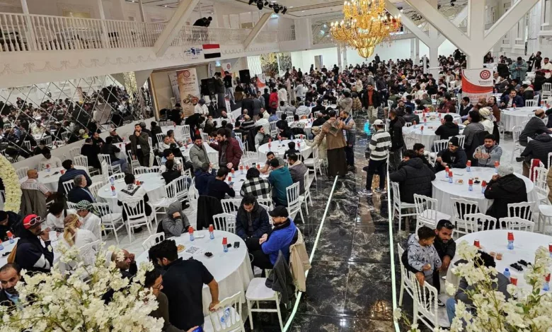 تنظيم أمسية رمضانية هي أكبر تجمع في أوروبا