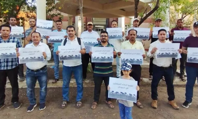 وقفات احتجاجية لطلاب اليمن في مصر والهند تطالب بتسليم المستحقات