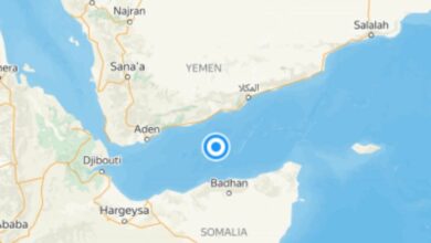 موقع الزلزال الخفيف - هزة أرضية حسب خرائط ياندكس