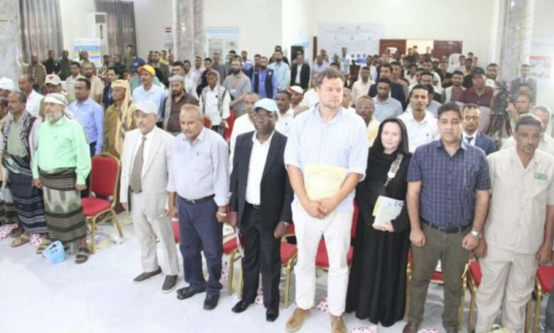 الأمم المتحدة تحيي اليوم العالمي للعمل الإنساني بفعالية في المخا غربي اليمن