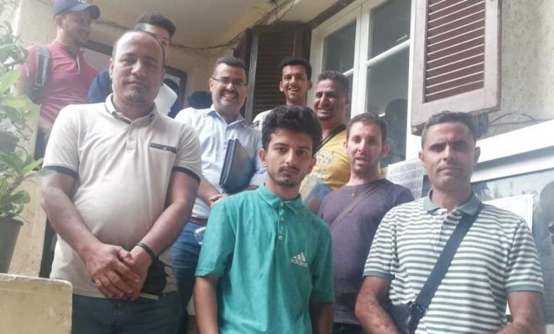 وقفة احتجاجية للطلاب اليمنيين في مصر للمطالبة بالمستحقات