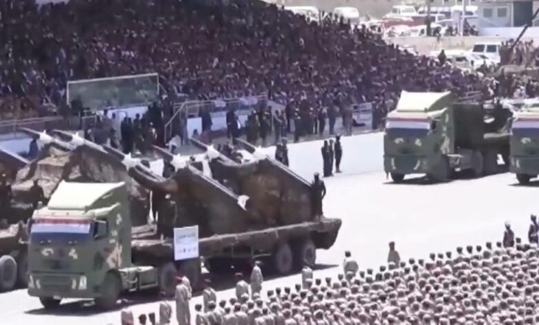 من استعراض الحوثيين في صنعاء 21 سبتمبر 2023