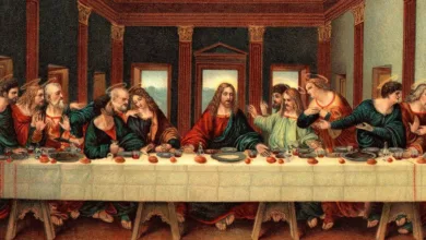 لوحة العشاء الأخير ليوناردو دافنشي
