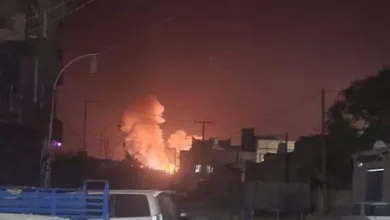 نشطاء يتناقلون صوراً عن انفجارات في صنعاء