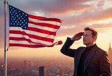 إيلون ماسك مالك منصة إكس تويتر سابقاً في صورة نشرها عقب فوز ترامب (إكس)