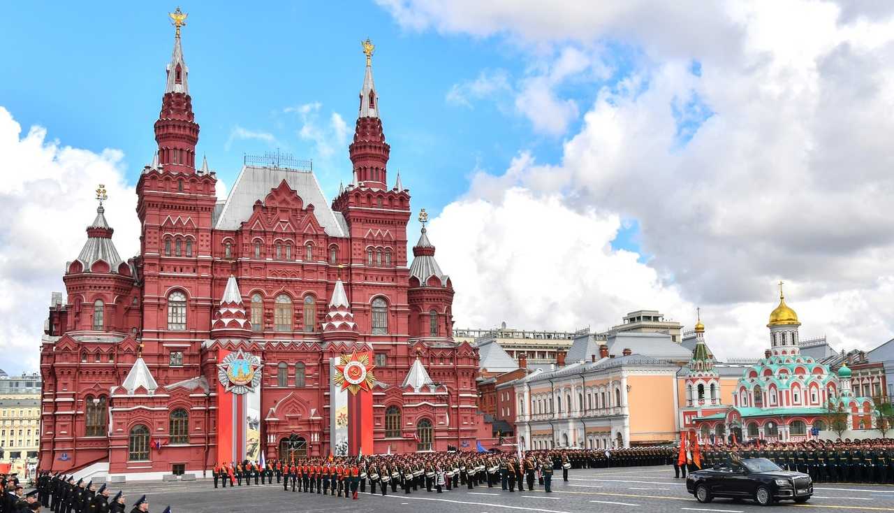 مبنى الكرملين في العاصمة الروسية موسكو 2022