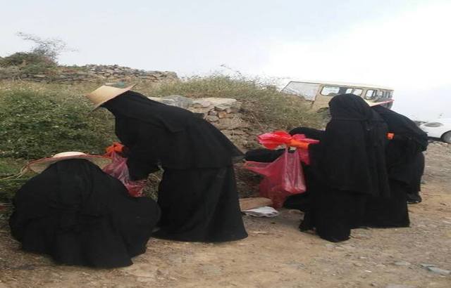 أهالي قرية يمنية في حجة لمشروع احترازي ضد الكوليرا